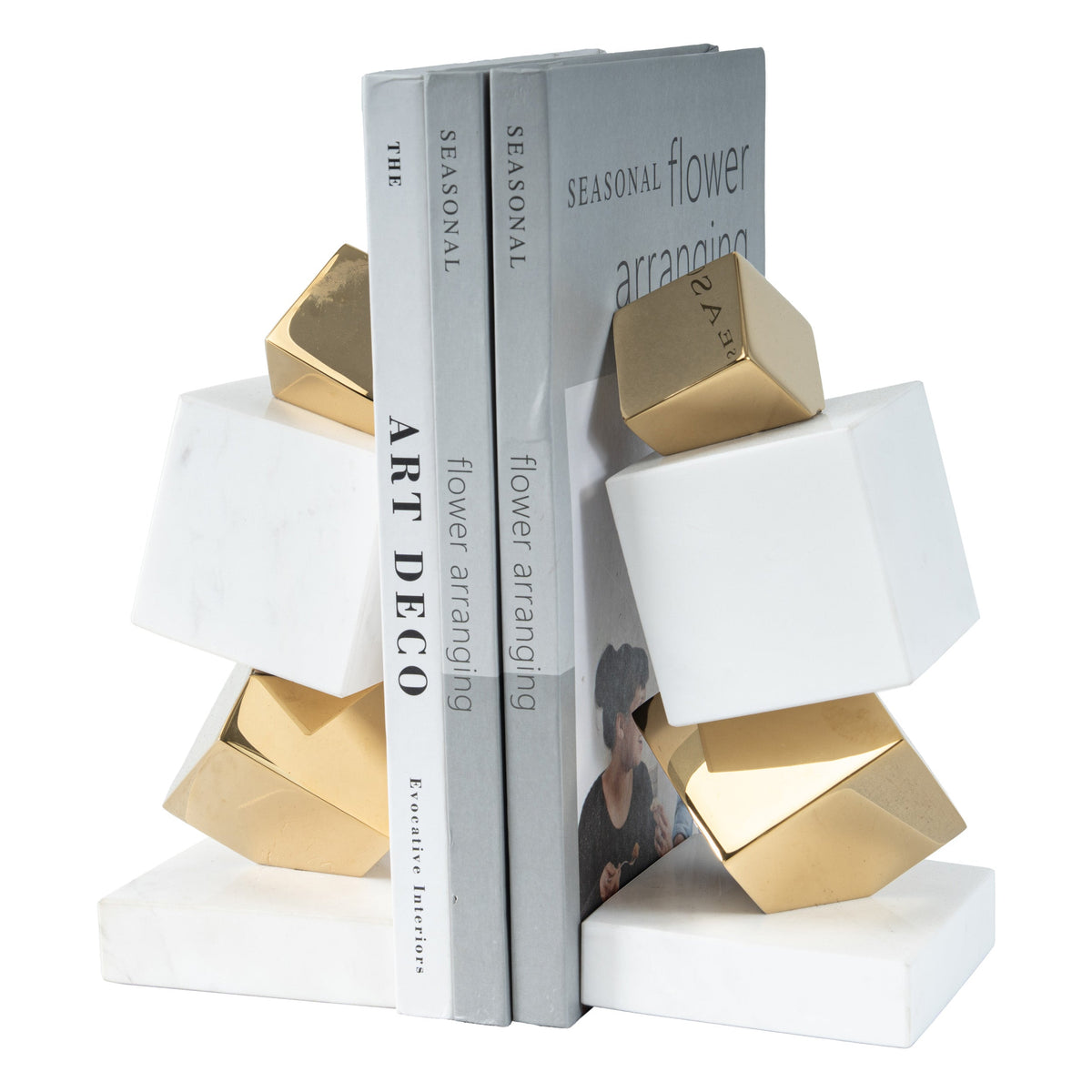 Gilded Cairn Bookend.