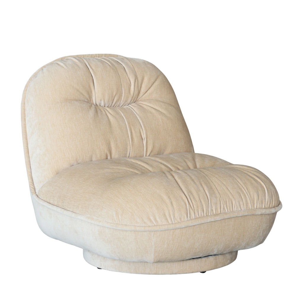 Gray Natural Swivel Chair