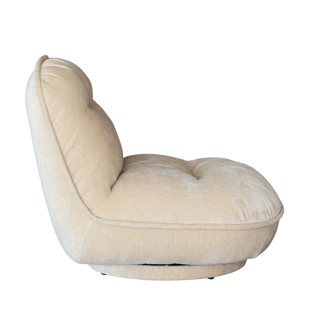 Gray Natural Swivel Chair