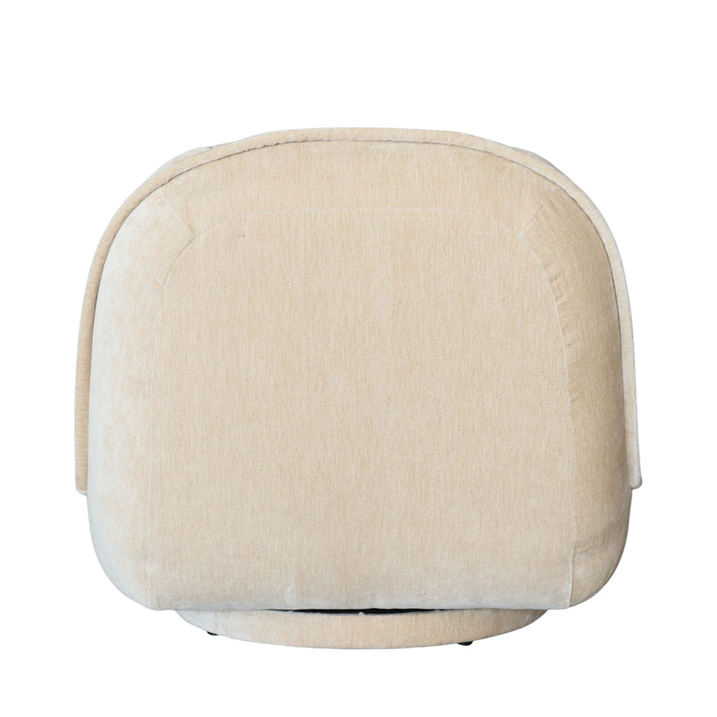 Gray Natural Swivel Chair