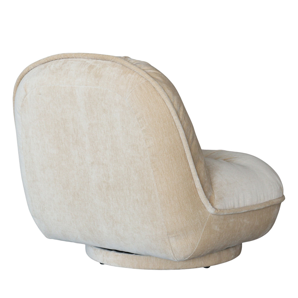 Gray Natural Swivel Chair