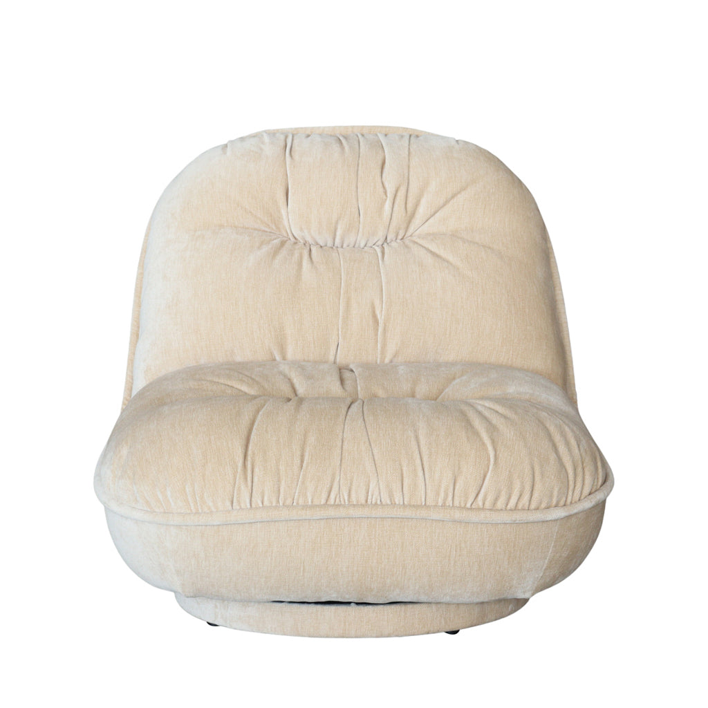 Gray Natural Swivel Chair