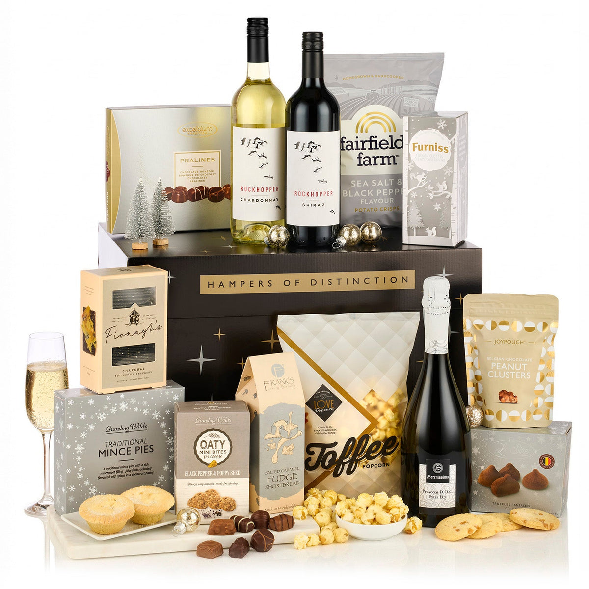 Frosty Nights Gift Box | Prosecco and Wine Christmas Gift Box | Christmas 2026