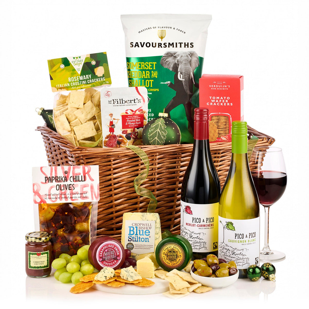 Festive Sharing Hamper | Luxury Wine & Cheese Hamper | Christmas 2026