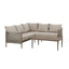Havana Small Corner Sofa Set - Natural Linen