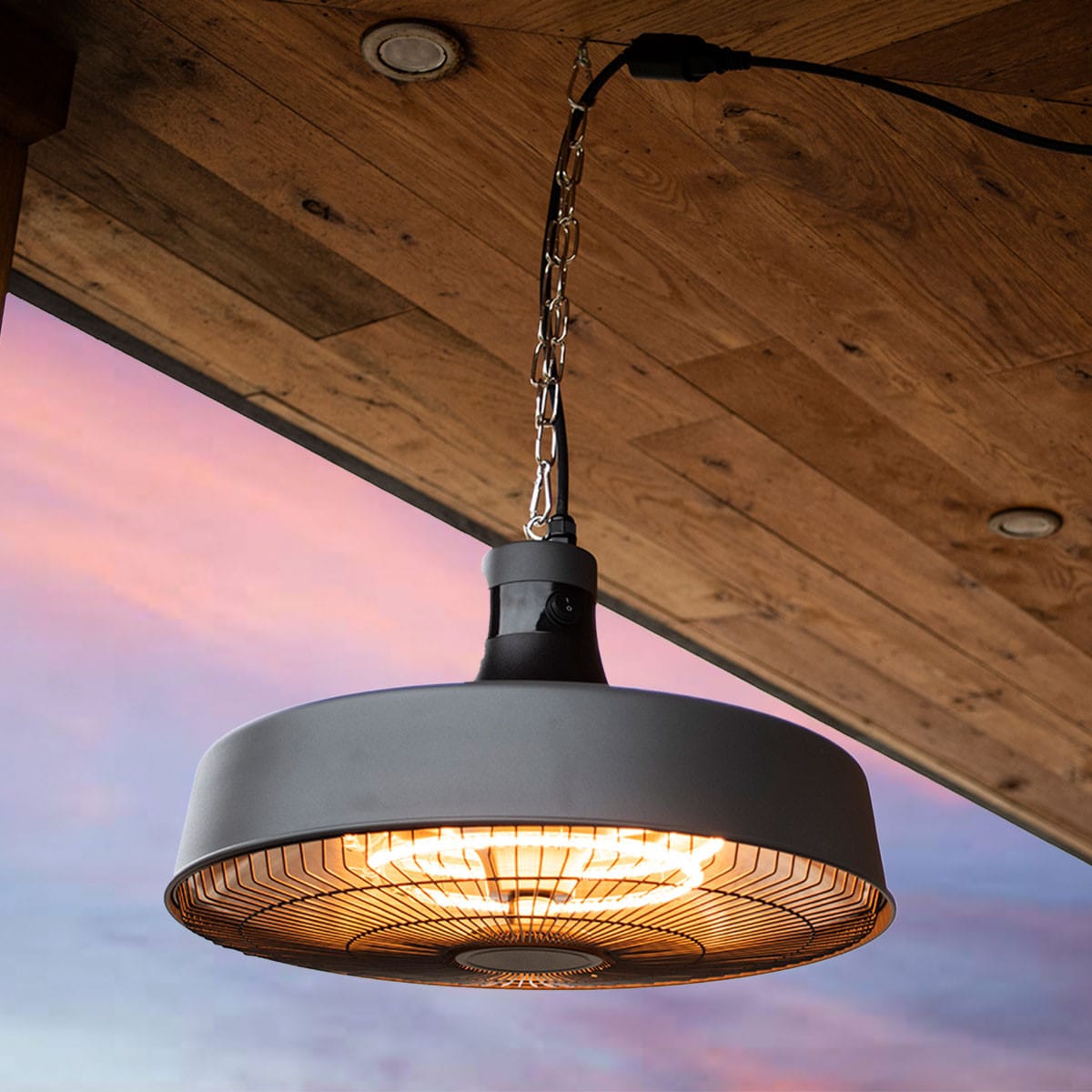 2100W Aurora Pendant Hanging Electric Patio Heater