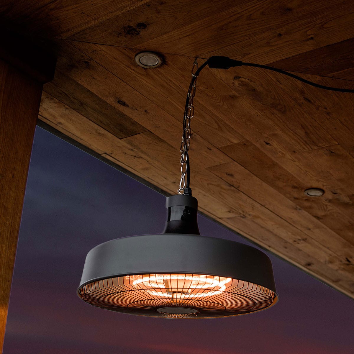 2100W Aurora Pendant Hanging Electric Patio Heater