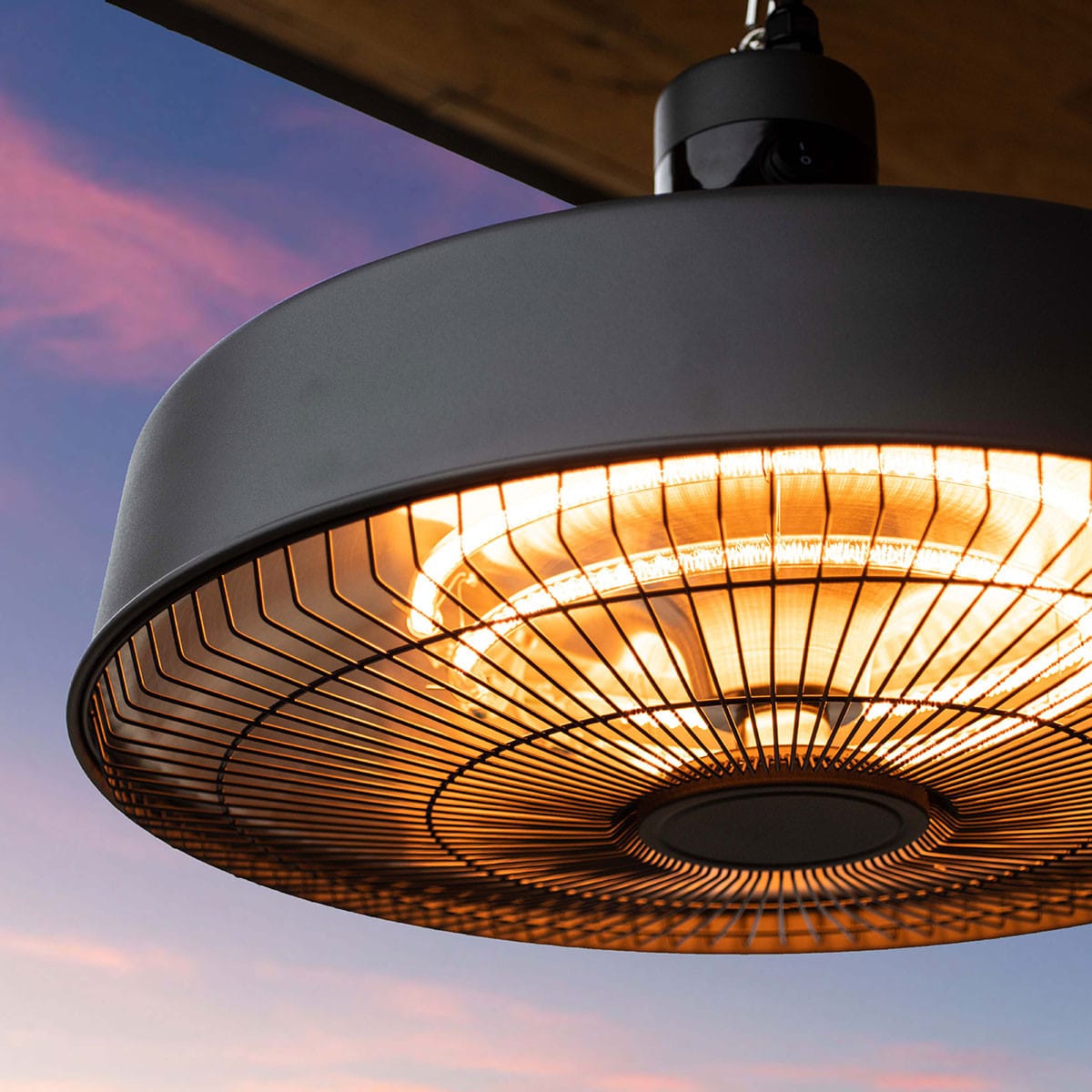 2100W Aurora Pendant Hanging Electric Patio Heater