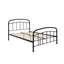 Halston Black Double Bed