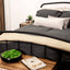 Halston Black Double Bed