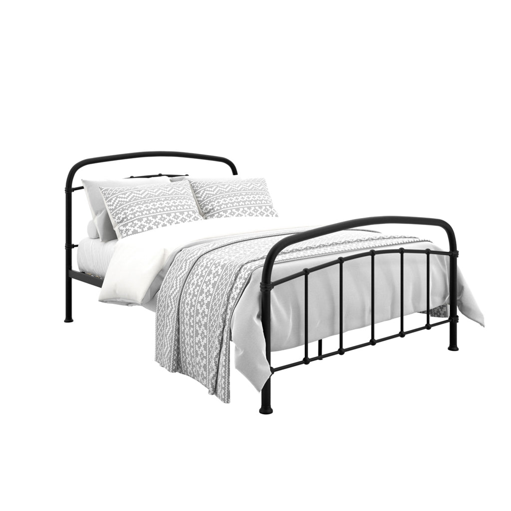 Halston Black Kingsize Bed