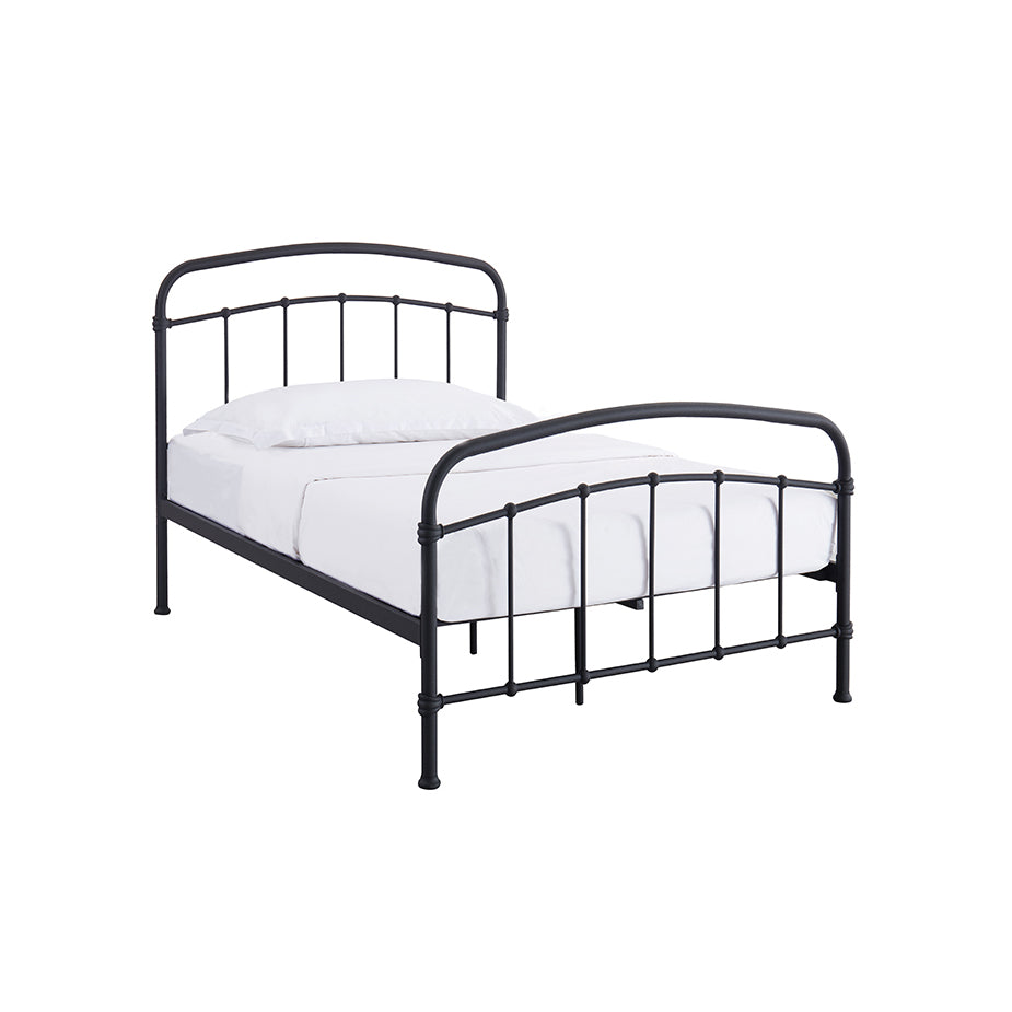 Halston Black Kingsize Bed