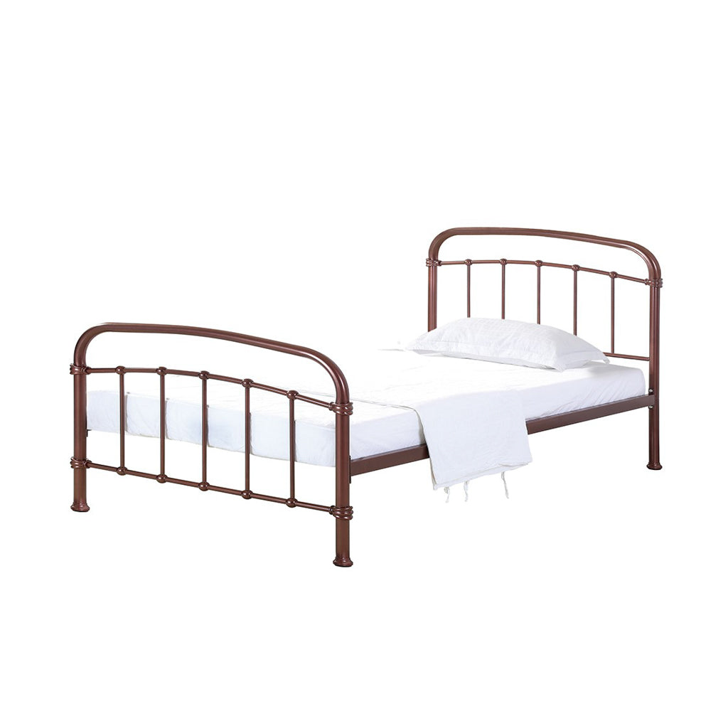 Halston Copper Single Bed