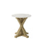 Harrow Stone & Latte Side Table