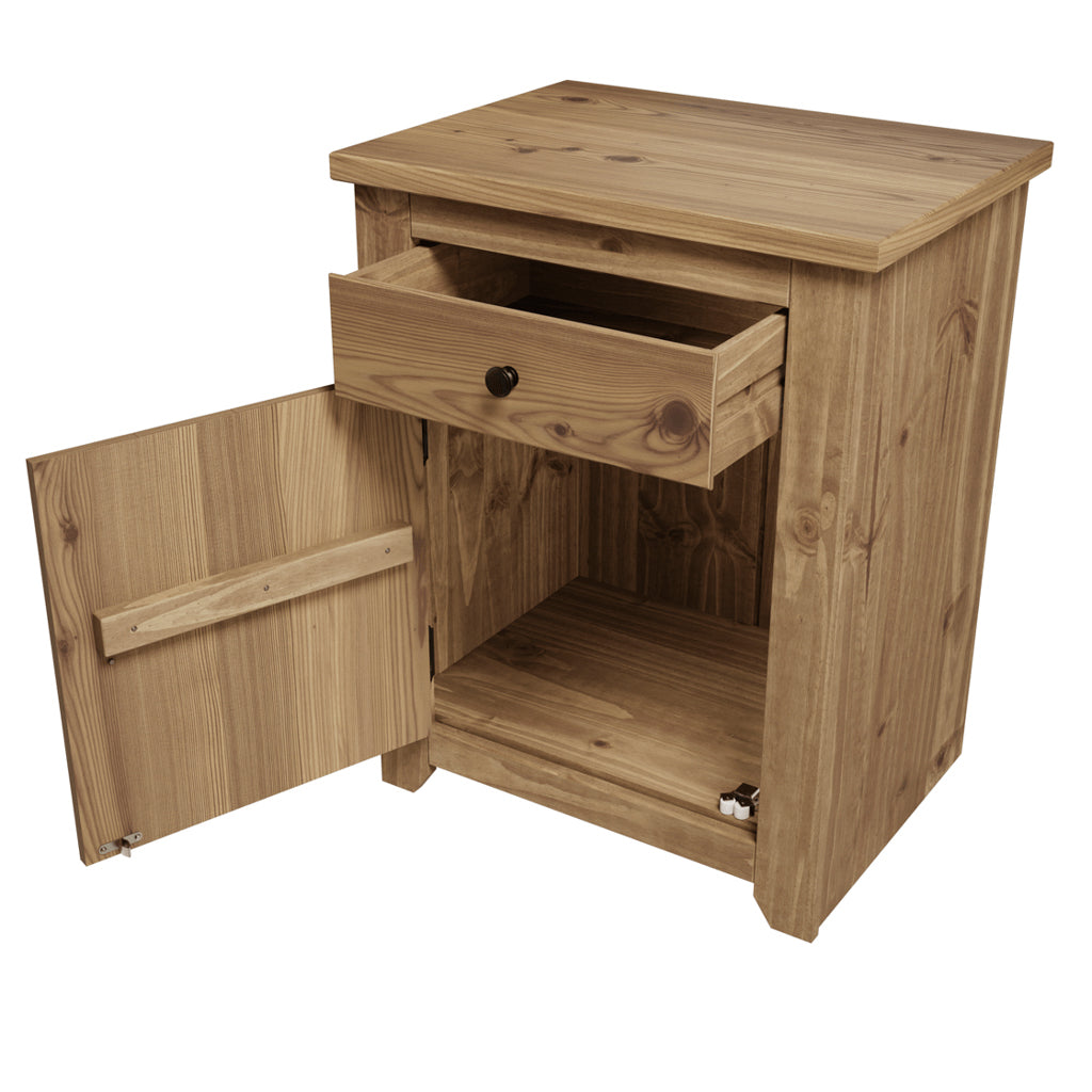 Havana Pine Bedside Cabinet