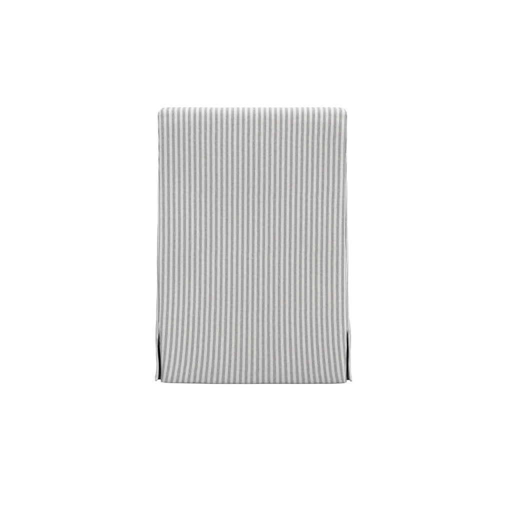 Hettie Grey Stripe Chair