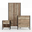 Hoxton Distressed Oak Effect Bedside Cabinet