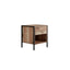 Hoxton Distressed Oak Effect Bedside Cabinet