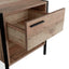 Hoxton Distressed Oak Effect Bedside Cabinet