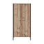 Hoxton Distressed Oak Effect Double Wardrobe