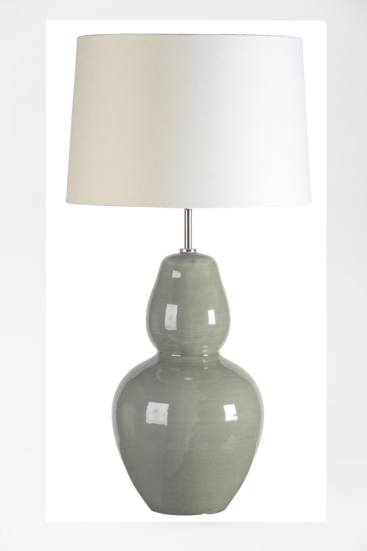 Calabash Ceramic Lamp Lichen Large