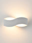 Infinity Matt White LED Wall Light