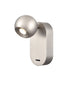 Iris 1lt Satin Nickel LED Wall Light