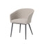Jakarta Teak Rectangular Extending Dining Table With Ambition Dining Chairs - Oatmeal