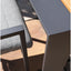 Jakarta Teak Rectangular Extending Dining Table With Ibiza Dining Chairs - Zinc Grey