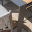 Jakarta Teak Rectangular Extending Dining Table With Milan Dining Chairs - Cool Linen