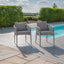 Jakarta Teak Rectangular Extending Dining Table With Milan Dining Chairs - Cool Linen