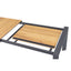 Jakarta Teak Rectangular Extending Dining Table With Monaco Dining Chairs - Cool Linen