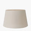 Coral Peony Large Glass Table Lamp Base with Coast 40cm Cream Calico Tapered Lampshade