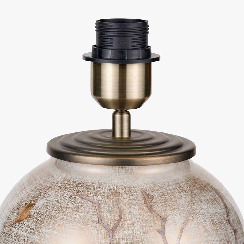 Deer Medium Glass Table Lamp