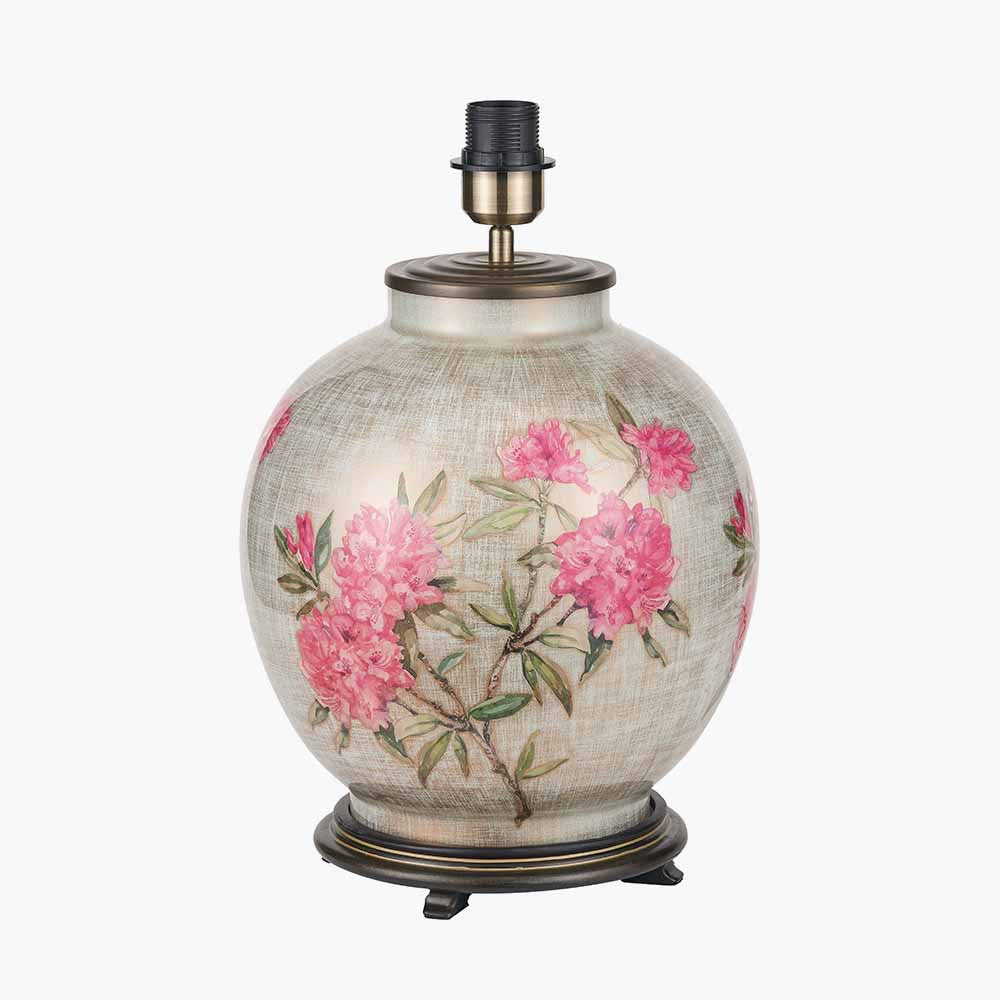 Rhododendron Large Glass Table Lamp