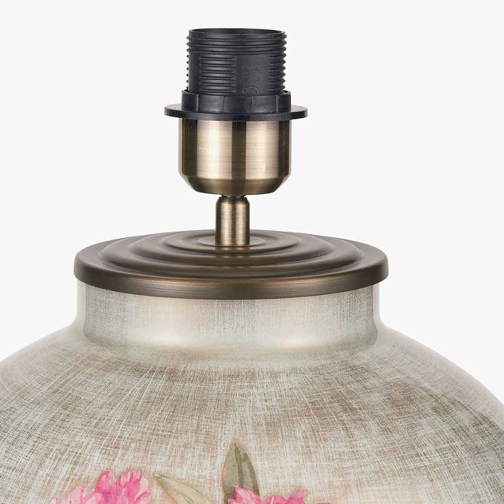 Rhododendron Large Glass Table Lamp