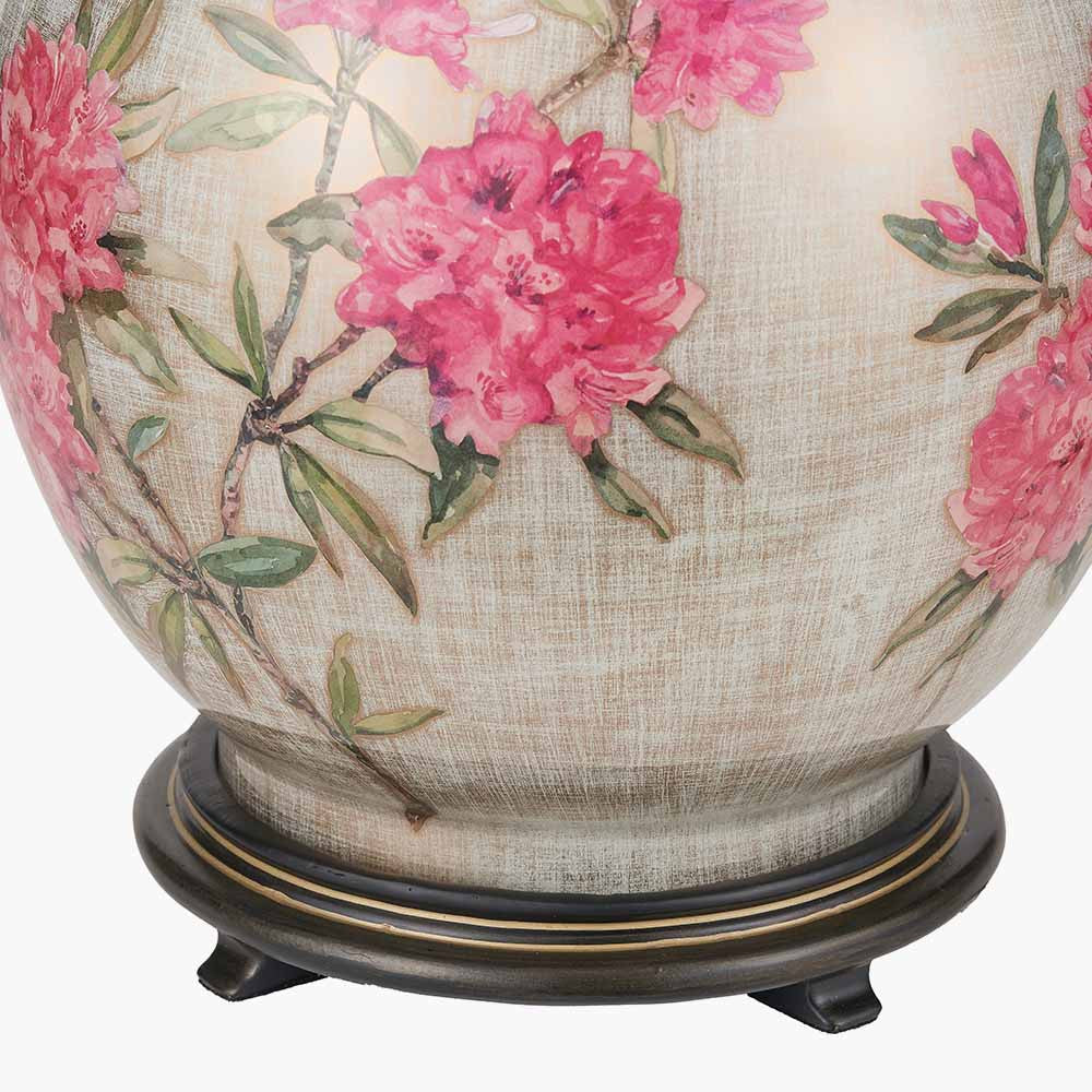 Rhododendron Large Glass Table Lamp