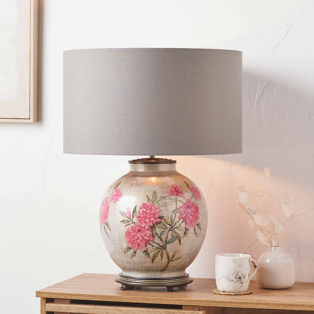 Rhododendron Large Glass Table Lamp