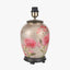 Dahlia Alstroemeria Medium Glass Lamp
