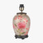 Dahlia Alstroemeria Medium Glass Lamp