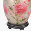 Dahlia Alstroemeria Medium Glass Lamp