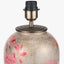 Dahlia Alstroemeria Medium Glass Lamp