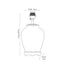 Parrot Small Glass Table Lamp