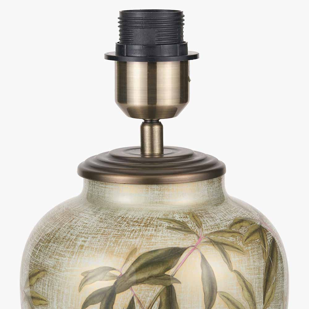 Parrot Small Glass Table Lamp