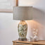Parrot Tall Glass Table Lamp