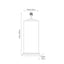 Guinea Foul Large Cylinder Glass Table Lamp