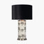 Guinea Foul Large Cylinder Glass Table Lamp