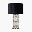 Guinea Foul Large Cylinder Glass Table Lamp