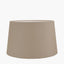 Honeysuckle Large Glass Table Lamp Base with Winston 40cm Taupe Handloom Tapered Lampshade