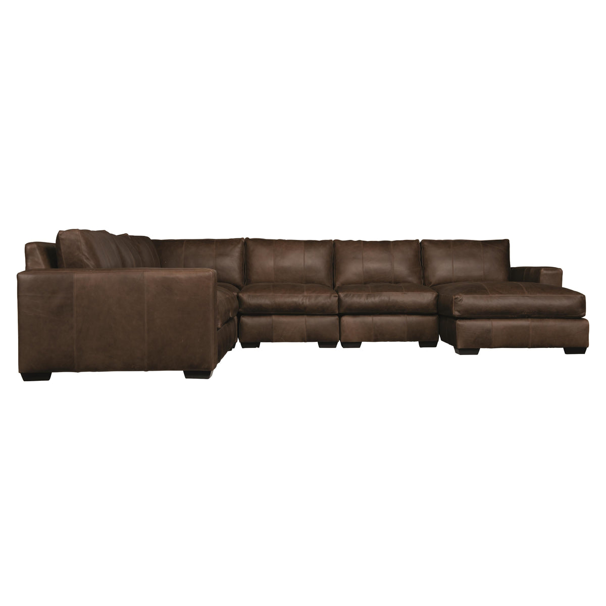 Dawkins Leather Sectional